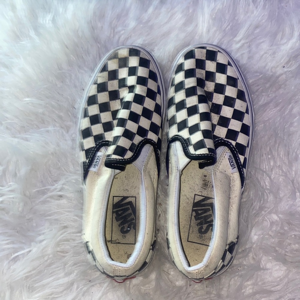Black and White Checkered Vans